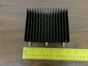 Heat Sink 4 X 5 X 1.5 Rectangular Black Anodized Aluminum 3 Mounts