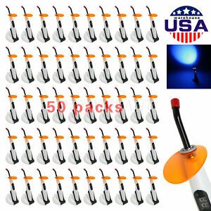 1-50 Packs Dental LED Curing Light Cure Lamp LED-B Cordless Resin SEASKY A-uk