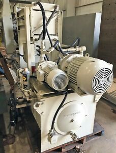Sperry Vickers 15 HP 2-Pump Hydraulic Power Unit