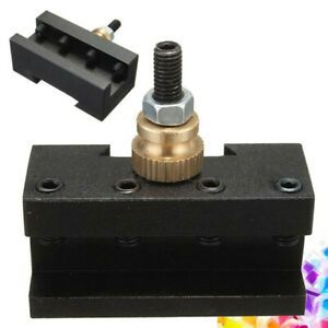 Mini Lathe Drill Turning Tool DIY Post Holder Professional Portable Quick Change