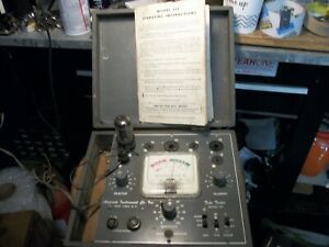 Vintage Accurate Instrument Co. Vacuum Tube Tester Model # 151 W/ Manual WORKS !