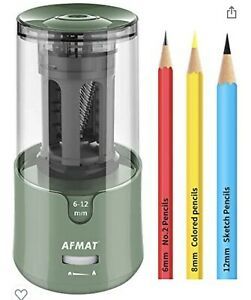 AFMAT Electric Pencil Sharpener, Pencil Sharpener for Colored Pencils, Auto S...