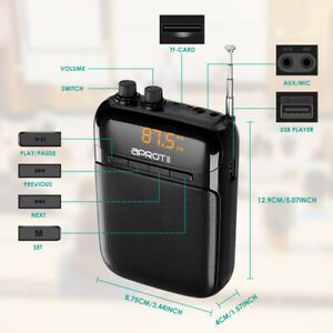 Voice Amplifier Sound-amplifying With Headset For Outdoors Tour Guide Classroom