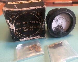 Vintage Simpson Volt Meter. Round Panel Gauge. Model 155 0-150. 2.5”   As-Is