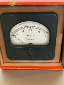 Simpson AC Voltmeter Model 57--vintage panel meter