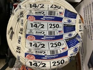 Southwire Company 28827455 Electrical Wire. 14/2. 250ft. Type NM-B. New