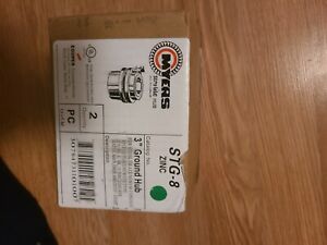 Myers STG-8 Zinc 3 inch Ground Hubs, 7 for sale, 650, all must go