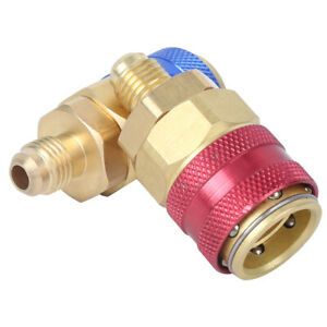 Air Conditioner Fluoride Converter R134A Quick Coupler Connector Adapter