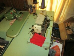industrial sewing machines used  for bedspreads and pillow shams etc.