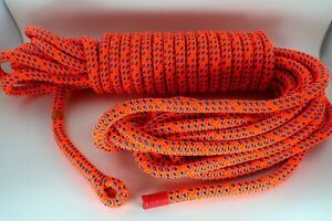 ARBORIST CLIMBING TEUFELBERGER 11.5mm TACHYON - 67 FEET Climbing line with eye.