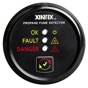 Xintex Propane Fume Detector w/Plastic Sensor - No Solenoid Valve - Black Bez...