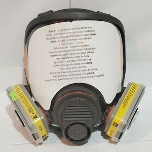 3M Full Face 6900 Reusable Respirator Large With 6003 filters New