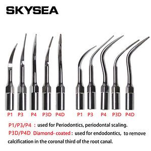 Dental Ultrasonic Scaler Tips Endodontics Periodontal Tip Fit EMS For Woodpecker