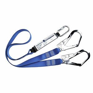 Portwest - Fall Arrest Double Webbing Lanyard With Shock Absorber