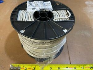 Lot of 500&#039;) Southwire 22965801 White Building Wire 12AWG 12 Strand Copper Spool