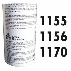 Monarch White 1155 1156 1170 Price Gun Labels 8 Rolls With Ink Genuine Monarch