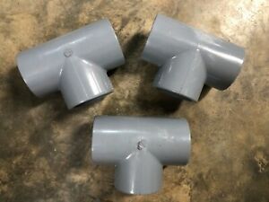 Lot of 3 - IPEX 2&#034; CPVC Socket Pipe Tee SCH 80