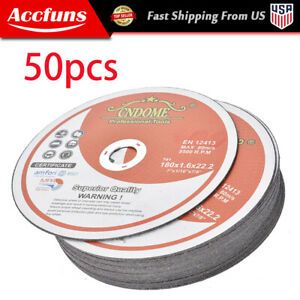 Cutting Discs 50 Pack 7&#034;x1/16&#034;x7/8&#034; Cut-off Wheel - Metal &amp; Stainless Steel