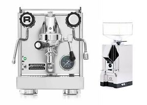 Rocket Appartamento Espresso Machine &amp; Eureka Mignon Silenzio Grinder Combo Set