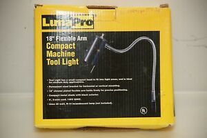 Lumapro 4PD36A 18 inch Flexible Arm Compact Machine Tool Light 8 Foot Cord NIB