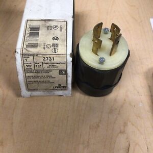 Leviton 2731 30 Amp 480 Volt 3-phase L16-30P 3P 4W Locking Plug