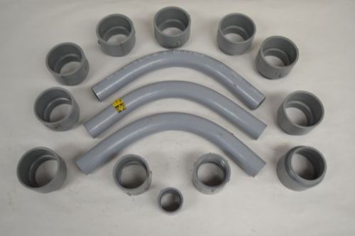 Lot 16 new carlon assorted pvc female male adapter conduit fitting d204131 for sale