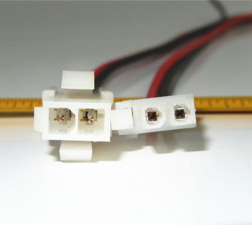 20sets 20CM 2Pin Gauge Vinyl JST Male+Femal Connector Cable for LED Strips Light
