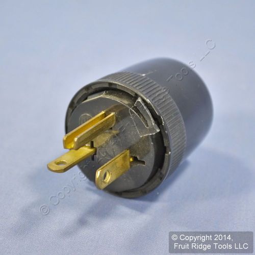 Pass &amp; Seymour Black Straight Blade Plug 20A 125V NEMA 5-20P 5-20 Bulk 5765-BK