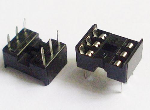 40 pcs ic socket adapter 6 pin dip 2.54mm new for sale