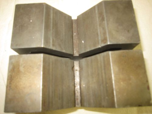 V Blocks 2 x 2 1/2 x 5 made in the U.S.A. by Challenge Machinery Company Mich.