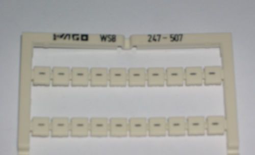 Wago, miniature wsb terminal block markers, minus sign, 247-507, pack of 5 for sale