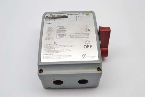 Leviton ds30-ax powerswitch safety 30a amp 600v-ac disconnect switch b416941 for sale