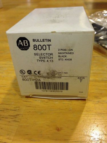 *NEW IN BOX* ALLEN BRADLEY*2 POSITION MAINTAINED SELECTOR 800T H2A 800TH2A