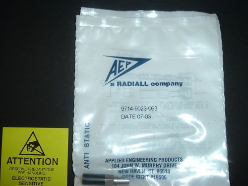 9714-9023-063 AEP RADIALL LOT OF 26 UNITS SEALED IN ORIGINAL PACKAGE