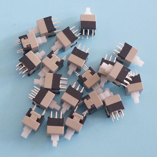 Tactile Pushbutton Key Switch Momentary Tact Lockless 6 Pins 8.5*8.5mm 20pcs