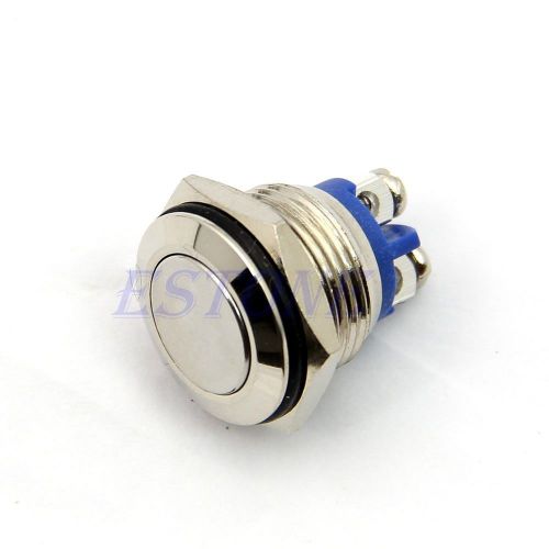 16mm Stainless Steel Metal Push Button Switch Start Horn Button Momentary