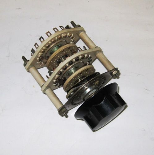 Centralab 4-pole 2-8 posititon non-shorting rotary switch jv9035 usg for sale