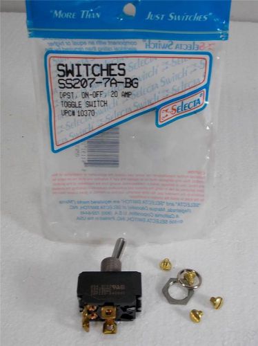 NEW SELECTA SWITCH TOGGLE SS207-7A-BG