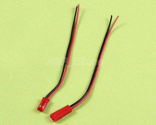 10pcs jst-2p 2.54mm 2pins double-end cable female and male wire plug tinned wire for sale