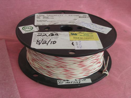 22 AWG Gauge Stranded Hook Up White red 990 ft   UL1429  150 Volts