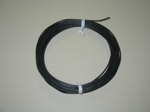 28 awg stranded hook-up wire 10m (32.8ft) black, flexible, us seller. for sale