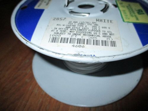 Alpha 2857 18 awg. TFE Type E Silver Plated Hook up wire 135ft.