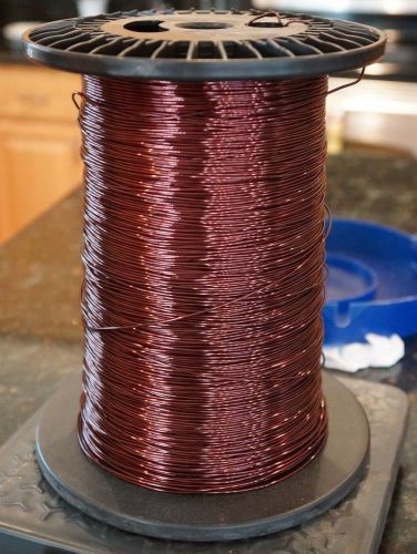 Magnet wire 14 gauge enameled copper 1400 feet coil winding crafts red 20 lbs for sale