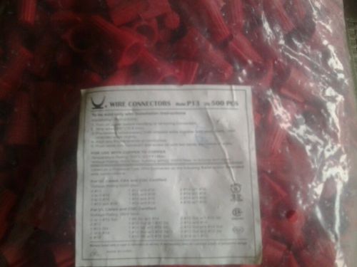 Red wire nuts (500 pcs) p13 for sale