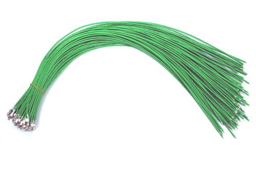 100pc vh 3.96mm pin with wire 18awg 1007 vw-1 80°c ft-1 90°c ul csa l=45cm green for sale