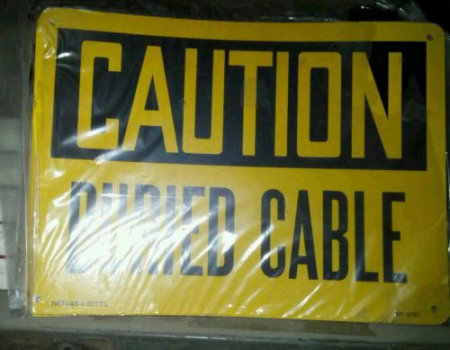 T&amp;B   BP-0191 SIGNS (CAUTION BURIED CABLE)