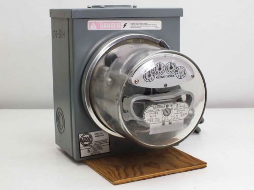 GE I-30-S AC5 Single-Phase Watthour Meter w/ Type 3R Electrical Enclosure