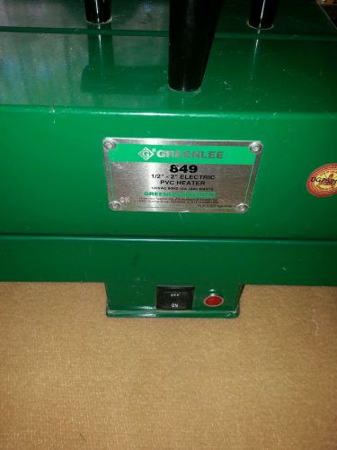 Greenlee 849 Electric PVC Heater/ Bender 1/2 to 2&#034;