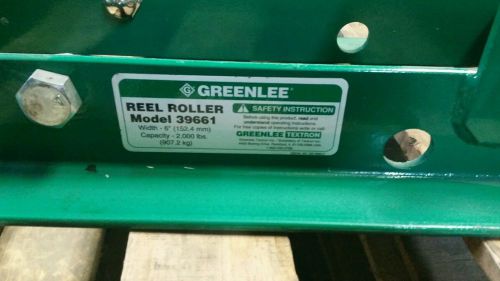 Greenlee Wire Reeler Cat # 39661 set brand new