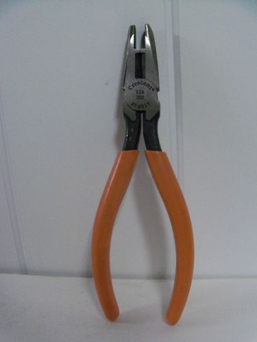 Crescent C-Pressing pliers w/side cutter AT-8517  0500 New Old Stock Linesmen?